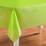 Lime Green 54 x 108 Plastic Tablecover