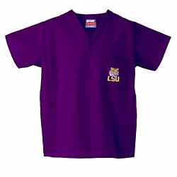 LSU Tiguers NCAA Classic Scrub 1 Pocket Top (Purple)