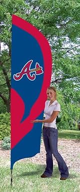 Atlanta Braves MLB Tall Team Flag