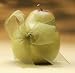 Club Pack of 24 Decorative Pear Fruits With Sheer Green Ribbon 4"