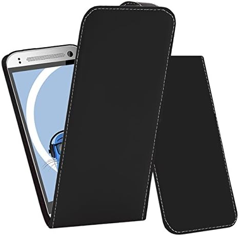 iTALKonline HTC One 2 Mini 2 M8 (2014) Black PU Leather Executive Multi-Function Vertical Flip Wallet Case Cover Organiser, 3 Layer LCD Screen Protector, Claw 360 Degrees Rotating Case Compatible In Car Windscreen Suction Mount Holder and 1000 mAh Coiled In Car Charger LED Indicator and Overload Protection