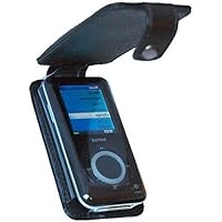 Premium Leather Case for Sandisk Sansa E-series and Charger Set