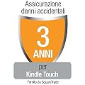 Assicurazione di Squaretrade contro Danni Accidentali e Guasti Meccanici/Elettrici per Kindle Touch (Wi-Fi) solo per clienti residenti in Italia