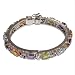 Multi Gemstone Bracelets for Women in Link Style Dia 2.25 inches (brclt284a)