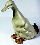 Outdoor Living : Porcelain Standing Duck (Different Sizes Available)