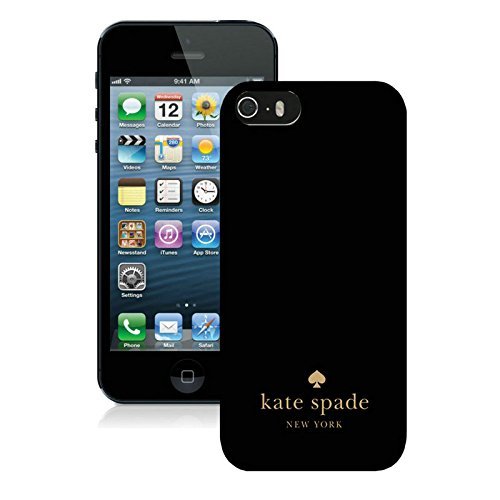 Kate Spade Black 010 iPhone 5S Screen Phone Case Custom and Durable Design