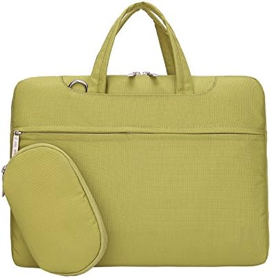 ANZOL 11 Inch Multi-functional Laptop Tablet Shoulder Bag/ Briefcase Sleeve Case Bag for Laptop, Tablet, Macbook, MacBook Air, MacBook Pro,Notebook Computer, Ultrabook with Strap(Green)