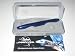 Fisher Bullet - Lacquered Chrome Blueberry Blue Ballpoint Pen - 400BB