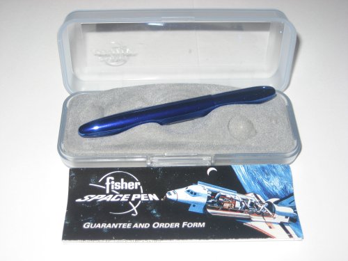 Fisher Bullet Space Pen Blueberry Blue Lacquered