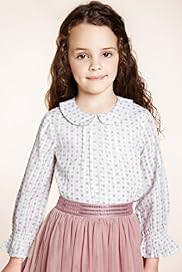 Autograph Pure Cotton Peter Pan Collar Floral Blouse