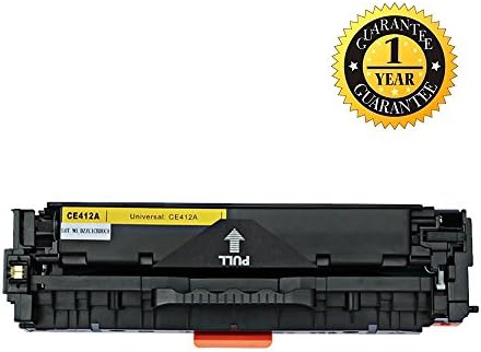 GlobalToner 305A CE412A Toner Cartridge Compatible For HP LaserJet Pro 300 M351 M375nw, Pro 400 M451dw/nw/dn M475dn/dw Color Printer Series (Yellow, 1 Pack)