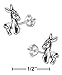 Sterling Silver Mini Little Donkey Earrings on Posts