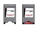 PCMCIA Compact Flash Adapter TYP I+II für Compactflashgeräte, CF GPS Empfänger, CF Speicherkarten für Beamer, Tachymeter, Projektoren, Laptop, PC und Karten an Laptop Notebook anzubinden. CompactFlash (CF) auf PCMCIA Adapter.