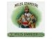 Miles Standish Brand Cigar Box Label, Myles Standish, Advisor at Plymouth Colony Giclee Poster Print