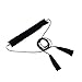 SUNSCSC Punk Gothic Long Black Velvet Chain Necklace Stretch Tattoo Choker Elastic Tassel Necklaces