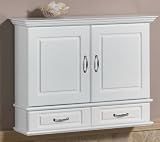 Dexter 30w Wall Cabinet Wood Doors White