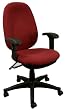 New Mid Back Ergonomic Task Chair with Adjustable Arms