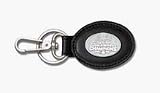 St. Louis Cardinals 3/4 Sterling Silver World Series 2006 Logo on Black Leather Key Chain