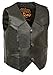 Milwaukee Leather Kids Plain Vest (Black, 3X-Large)