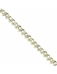 2.1 Carat 14K Gold Diamond Bracelet