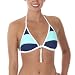 Xhilaration  Wide Stripe Triangle Swim Top - Blue