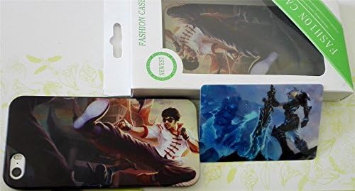 League of Legends IPhone 5/5S Black Case Lee Sin Include A Card Mobile Phone Protection Shell For Apple Pay in Gift Box.