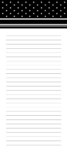 French Dot Magnetic Notepad 60 Sheets (57014)