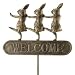 Can-Can Bunnies Welcome Sign