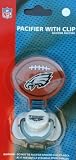 Philadelphia Eagles Pacifier with Clip