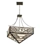 41"Sq Symbol For Wood Inverted Pendant