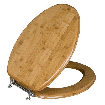 Magnolia Bamboo Elongated Toilet Seat