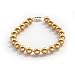 Genuine Swarovski Crystal Pearl Bracelet - Gold (8mm)