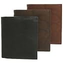 Signature Genuine Leather Tri-fold Wallet w/ Double Billfold