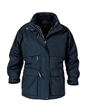 Ladies 3-in-1 Parka Jacket, Color: Navy/ Navy, Size: X-Large