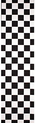 FKD Checkered White / Black Grip Tape - 9" x 33"
