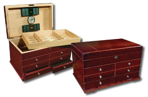 Prestige Import Group Landmark Large Humidor with Drawers