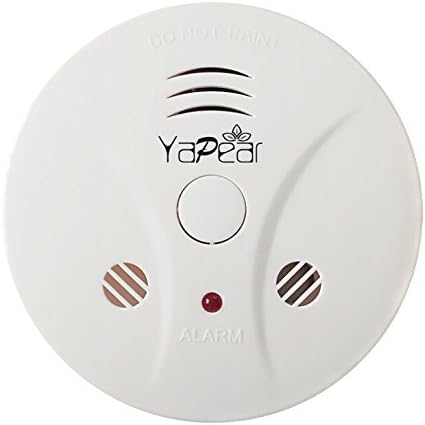 YaPear Smoke Carbon Monoxide Alarm with Voice Warning