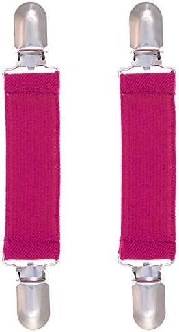 JB - Colorful Elastic Glove & Mitten Clips - Unisex - One Size Fits All - Hot Pink