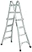 Louisville Ladder L-2094-17 Type IA 300-Pound Rated Aluminum Multipurpose Ladder, 17-Foot