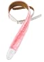 Levy's Leathers M34FM-PNK 2-inch Faux Mink Guitar Strap,Pink