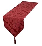 TABLERUNNER DAMASK PLUM