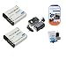 2 Pack Battery And Charger Kit For Casio Exilim EX-ZR100, EX-H30 Digital Camera Includes 2 Extended (2200 mAh) Replacement Batteries For Casio NP-130 + Ac/Dc Travel Charger + LCD Screen Protectors + Cleaning Kit