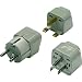 Lewis N. Clark Grounded Great Britain/Africa Adapter Plug - set of 2