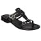 Mossimo® Piper Flat Sandals - Black