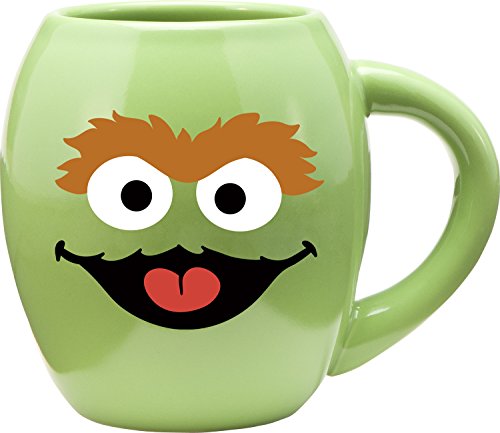 Sesame Street Oscar 18 Oz. Oval Ceramic Mug
