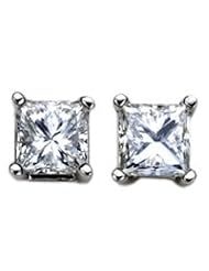 IGI Certified 14k Gold Princess-Cut Diamond Studs (1/3 cttw, H-I Color, SI2-I1 Clarity)