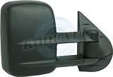 New Passenger Side Mirror, 2007-2010 GMC Sierra 1500, 2500 HD, 3500 HD, Denali, Chevrolet Silverado 1500, 2500 HD, 3500 HD, Manual, Manual Folding, Telescoping, Glass-Convex, 2007 New Body Style