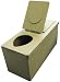Two-Passenger Military-Surplus Field Latrine WWII-era U.S. Army Wooden