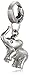 Fossil Baby Elephant Charm
