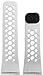 LIfeTrak ComfortFit Band - Dual Pack - Reversible/Interchangeable, Black/Flame Red and Black/White
